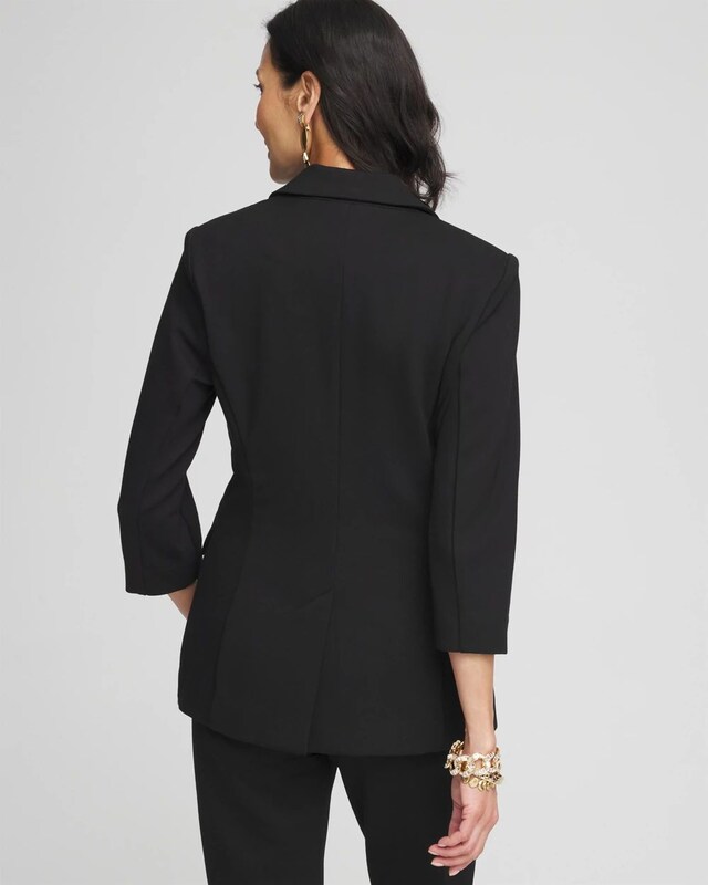 Feather Knit Blazer - image 3